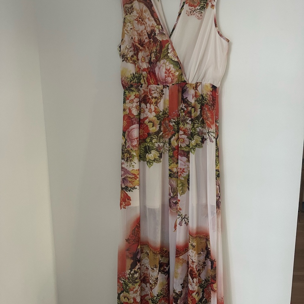 Alberto Makali Multicolor Floral Maxi Dress